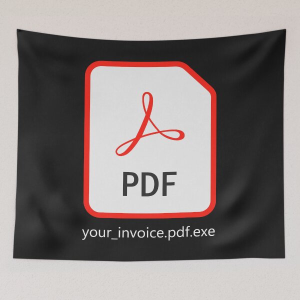 Item preview, Your Invoice, Executable PDF Icon, Malware designed and sold by mstfcntrk.