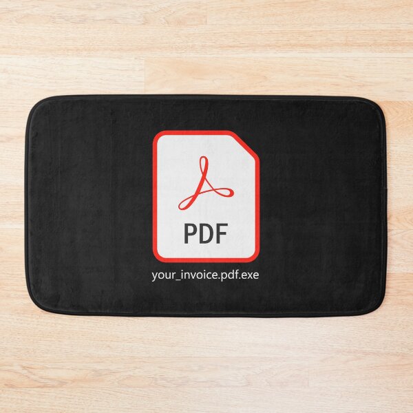 Item preview, Your Invoice, Executable PDF Icon, Malware designed and sold by mstfcntrk.