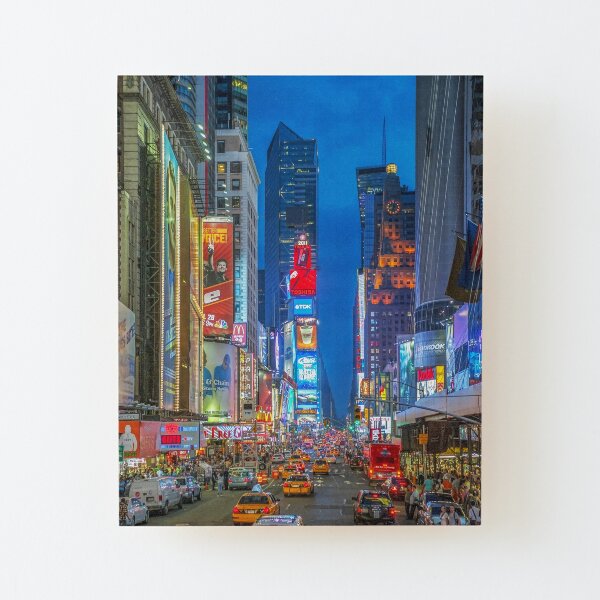 Times Square (Broadway) Wood Mounted Print