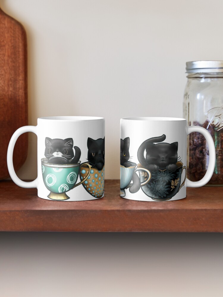 Genki Cat Teapots and Genki Cat Tea Cups