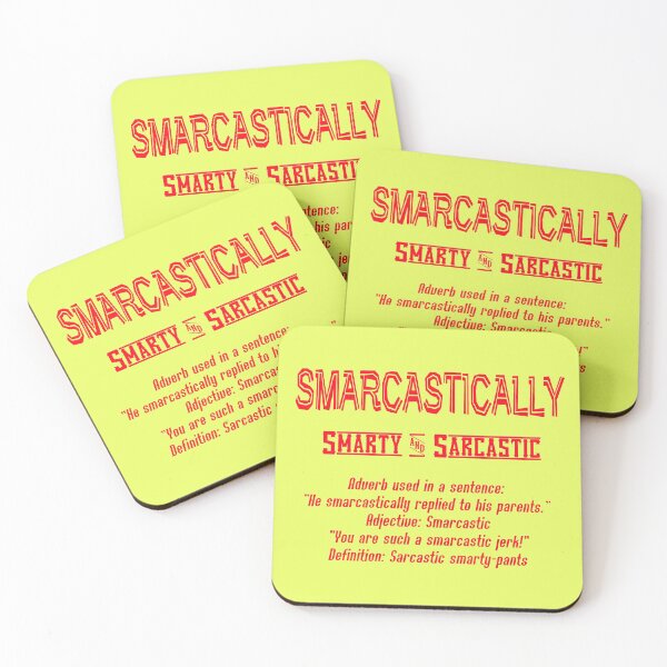 Item preview, Smarcastically: Sarcastic Smarty-Pants designed and sold by Tracie J.