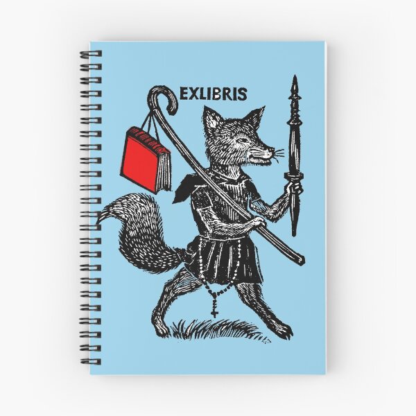 Item preview, Ex Libris with Fox and Book designed and sold by Greenbaby.