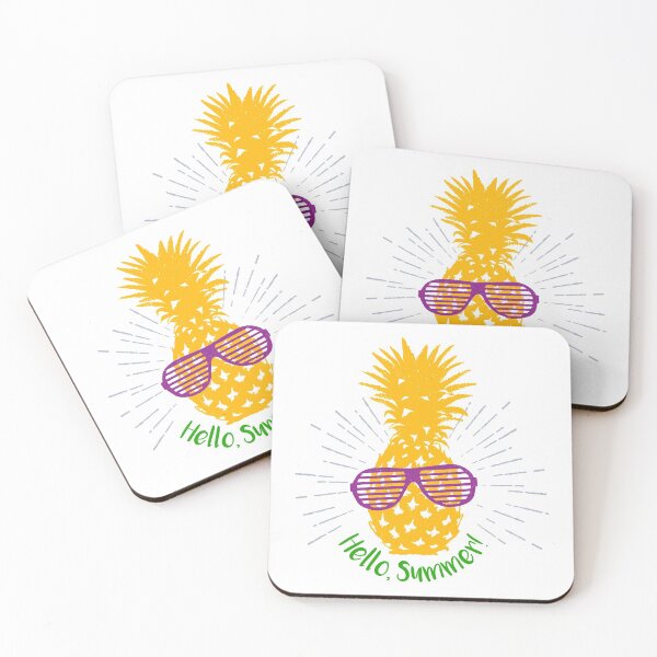 Item preview, Hand Drawn Pineapple With A Funny Quote And Lettering. Hello, Summer! designed and sold by Sloth Astronaut.