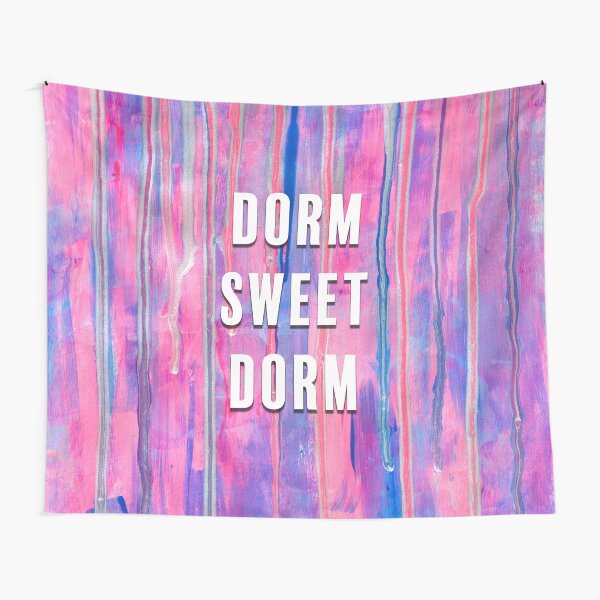 Dorm Sweet Dorm Girly Art Tapestry
