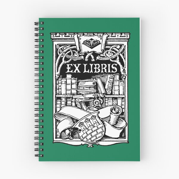 Item preview, Ex Libris with Library and Shield designed and sold by Greenbaby.