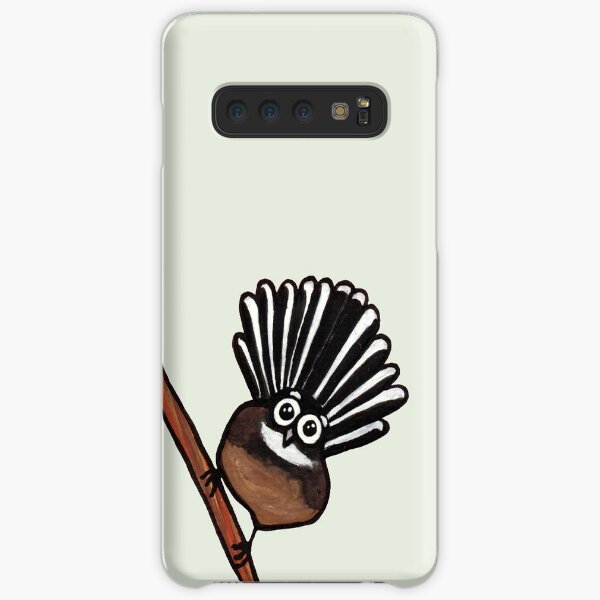 Cute Fantail - clock ft. Te Reo Maori numbers Samsung Galaxy Snap Case