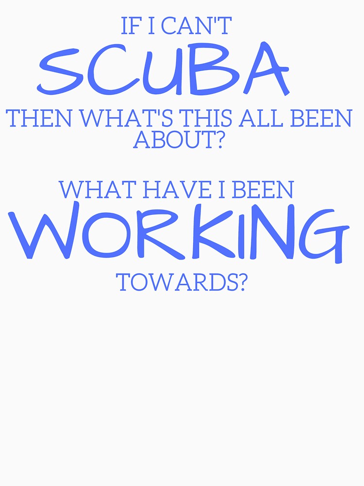 "If I Cant Scuba Creed Quote The Office" Racerback Tank Top by