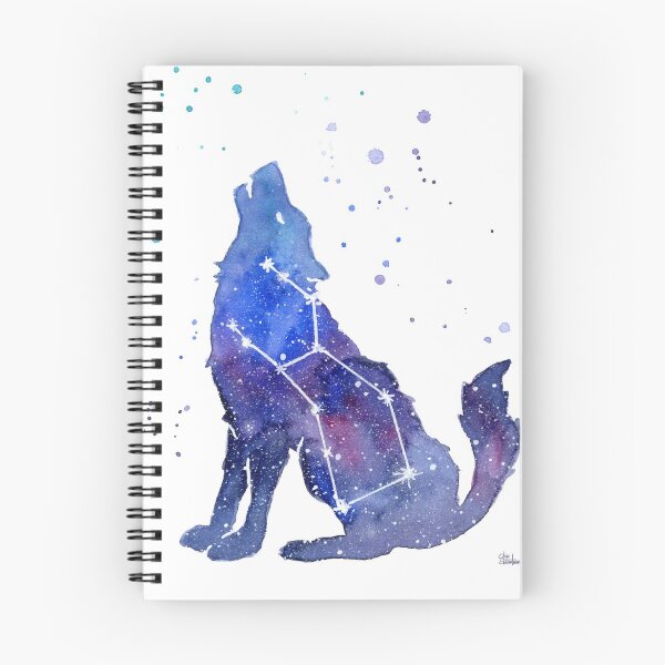 Item preview, Galaxy Howling Wolf designed and sold by Olga Shvartsur.