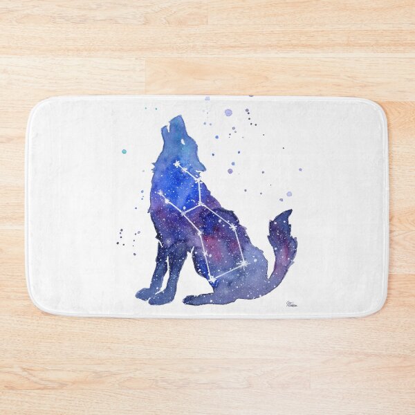 Item preview, Galaxy Howling Wolf designed and sold by Olga Shvartsur.
