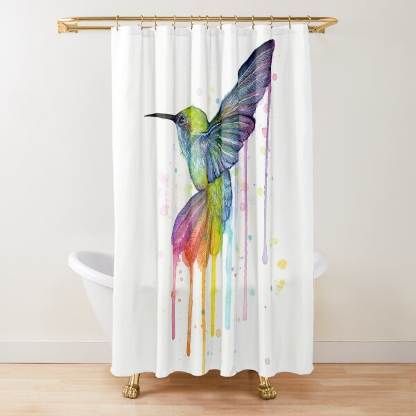 Photo Curtain "Hummingbird Orchid" Curtain with photo photo curtain to go 