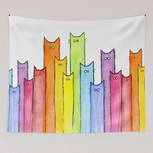 Item preview, Rainbow of Cats designed and sold by Olga Shvartsur.