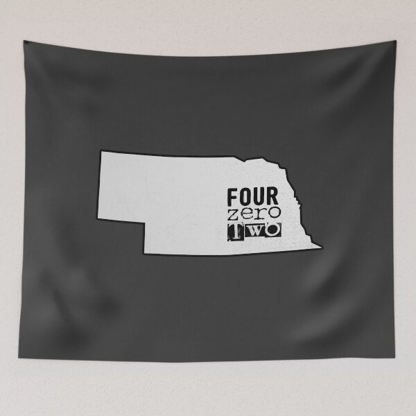 Item preview, Omaha area code - 402 - Nebraska area codes - Nebraska sticker - Nebraska shirt designed and sold by smooshfaceutd.