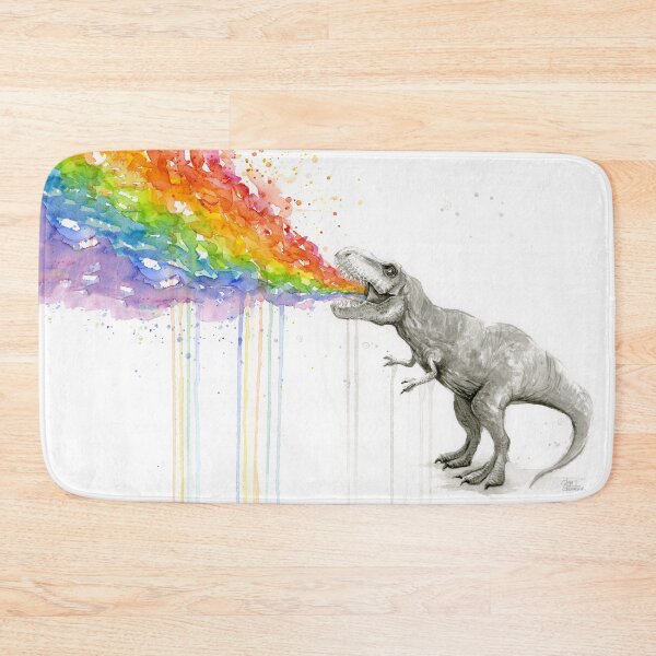 Item preview, T-Rex Rainbow Puke  designed and sold by Olga Shvartsur.