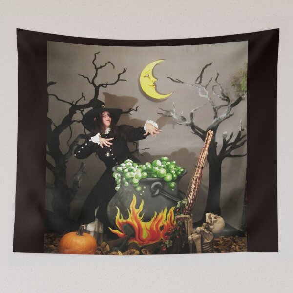 Item preview, witch with kettle designed and sold by Nico Oest.