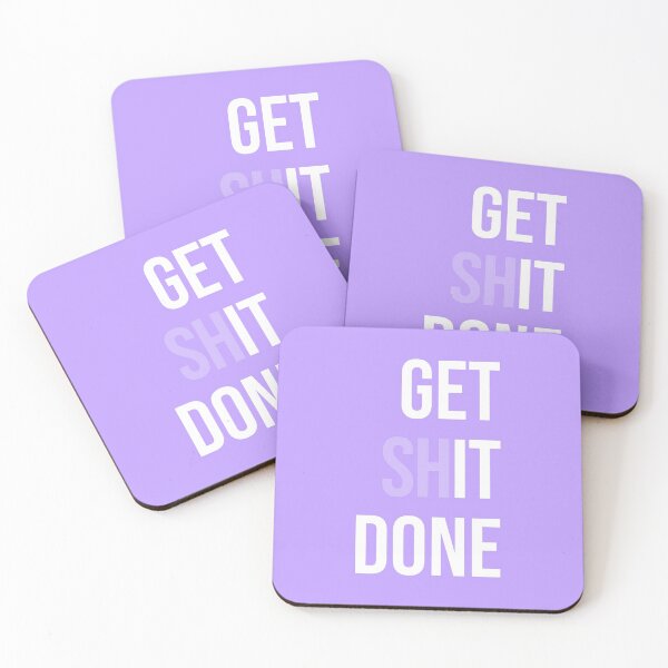 Item preview, Get Shit Done - Purple designed and sold by synthesizer.