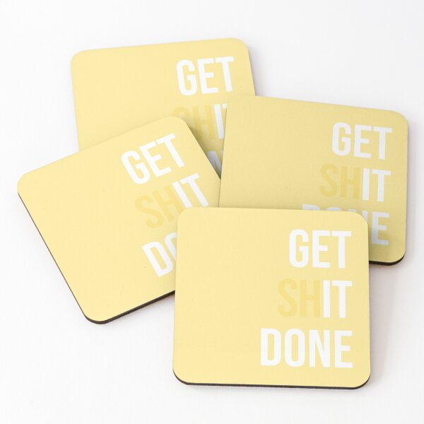 Item preview, Get Shit Done - Yellow designed and sold by synthesizer.