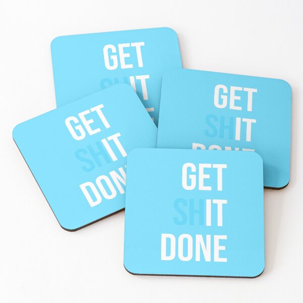 Item preview, Get Shit Done - Blue designed and sold by synthesizer.