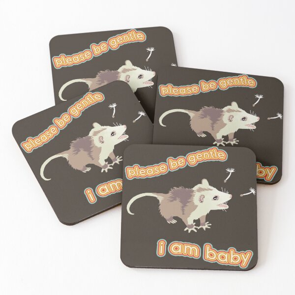 Item preview, Please Be Gentle I Am Baby - Possum Baby Print designed and sold by BoyPilot Goods.