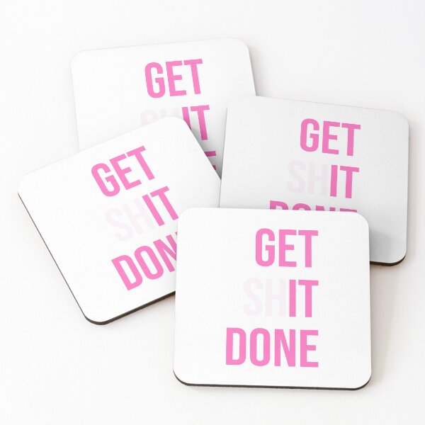 Item preview, Get Shit Done - Pink designed and sold by synthesizer.
