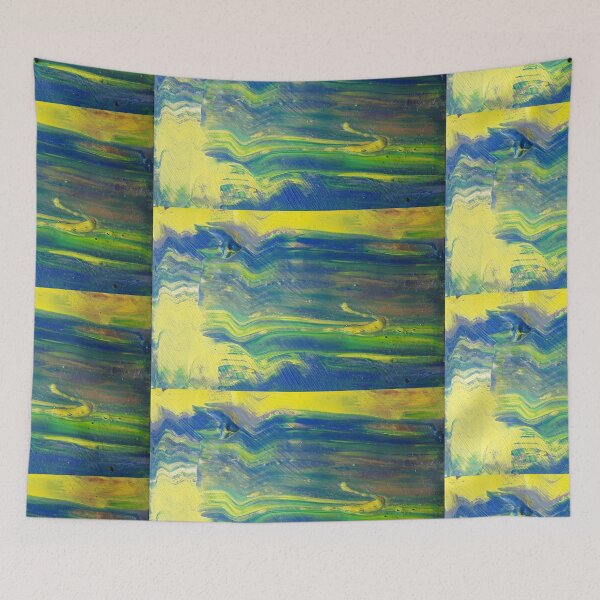 Item preview, Yellow waves design by JB.Arts designed and sold by JBArts2019.
