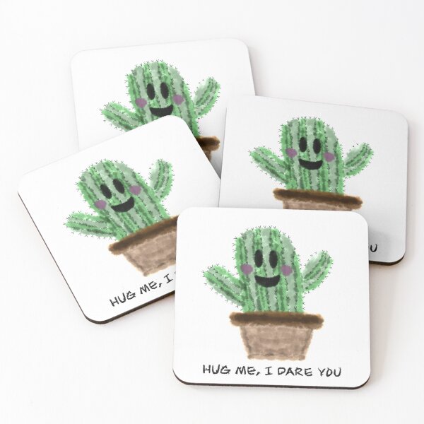 Item preview, "Hug Me, I Dare You" Prickly Cactus designed and sold by Allieonyt.