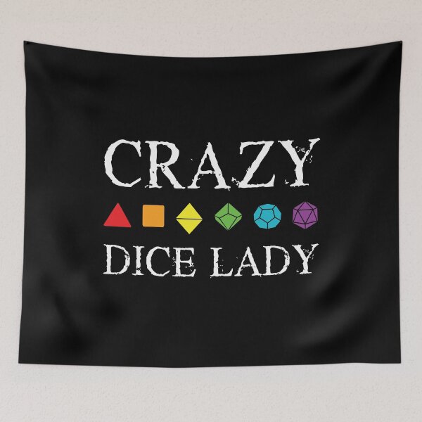 Item preview, Crazy Dice Lady designed and sold by shadowisper.
