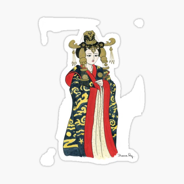 Wu Zetian Pegatina