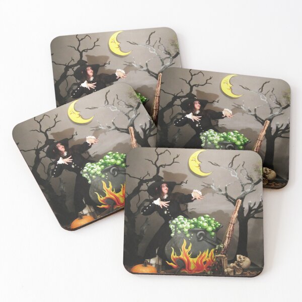 Item preview, witch with kettle designed and sold by Nico Oest.