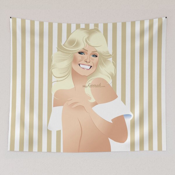 Item preview, Farrah Gold Stripe designed and sold by Steve McKinnis.