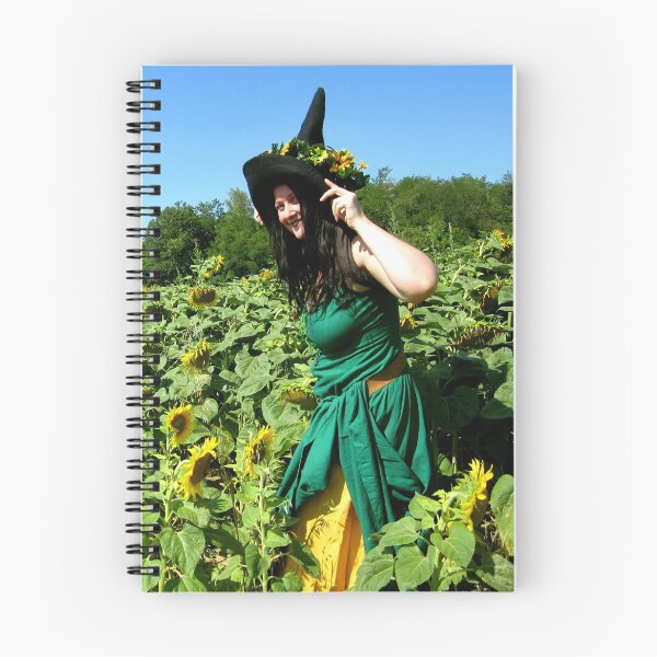 Item preview, witch in sunflowers designed and sold by Nico Oest.