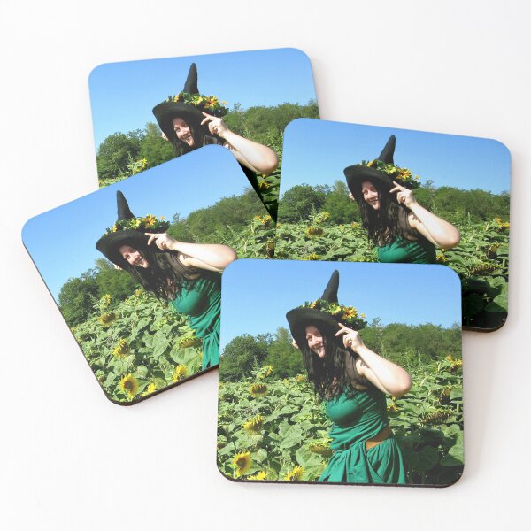 Item preview, witch in sunflowers designed and sold by Nico Oest.