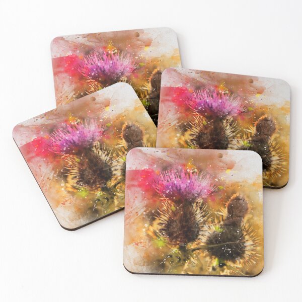 Item preview, Spear Thistle | Watercolor designed and sold by WesternExposure.