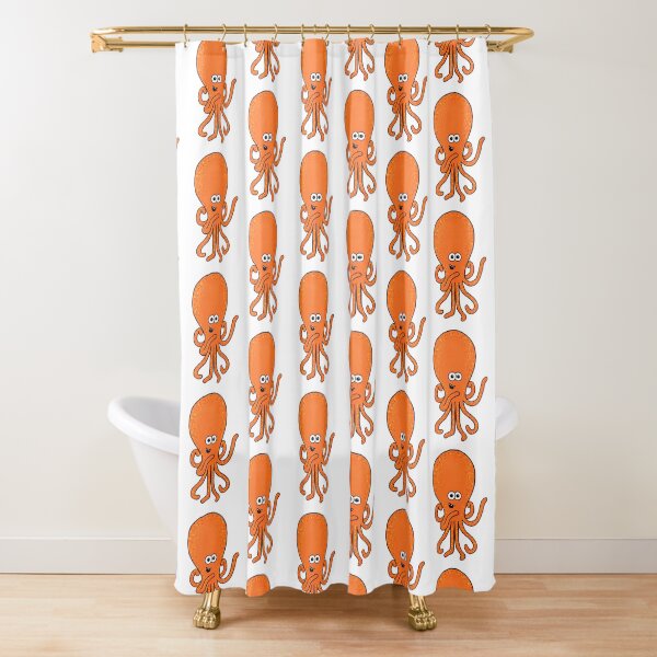 Phil the Kraken 2 Shower Curtain