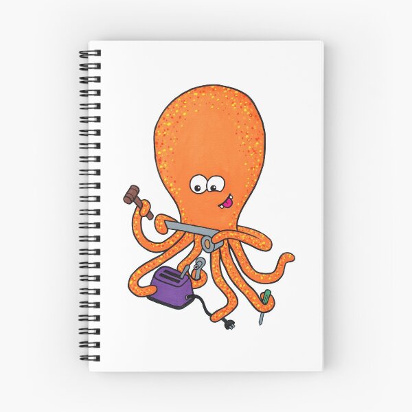 Item preview, Phil the Kraken Fixes Stuff designed and sold by Adrienne Body.