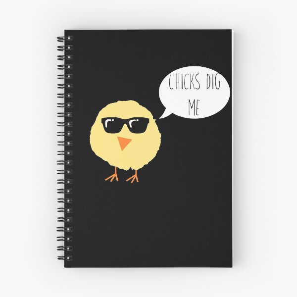 Item preview, Funny Chicks Dig Me Animal Pun designed and sold by PopArtdom.