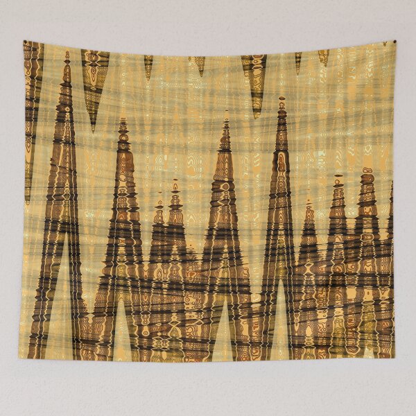 Item preview, Wavy golden abstract  designed and sold by Gaspar Avila.