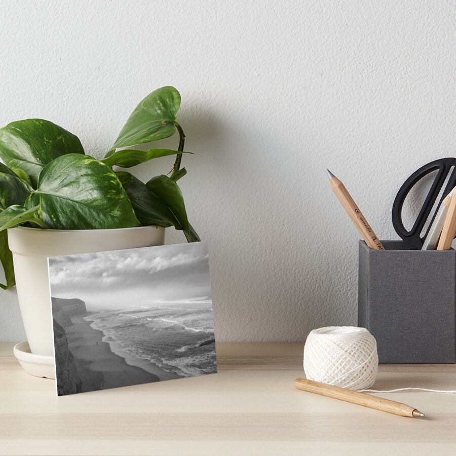 First Footsteps On The Beach Art Board Print