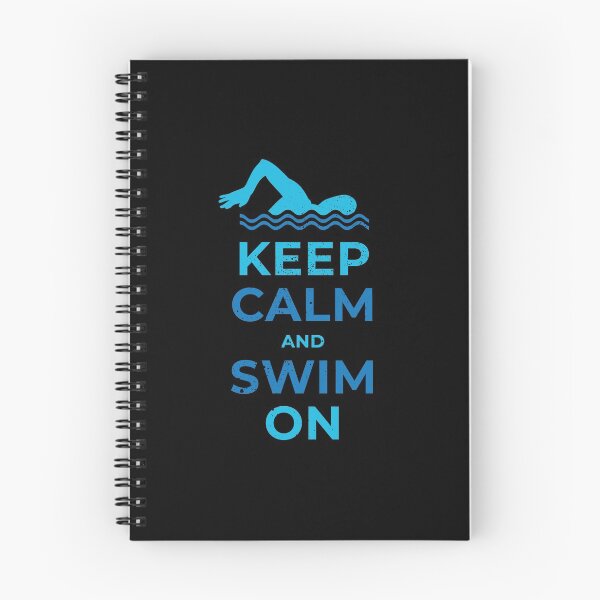 Item preview, Keep calm and swim on fun design. designed and sold by blive.