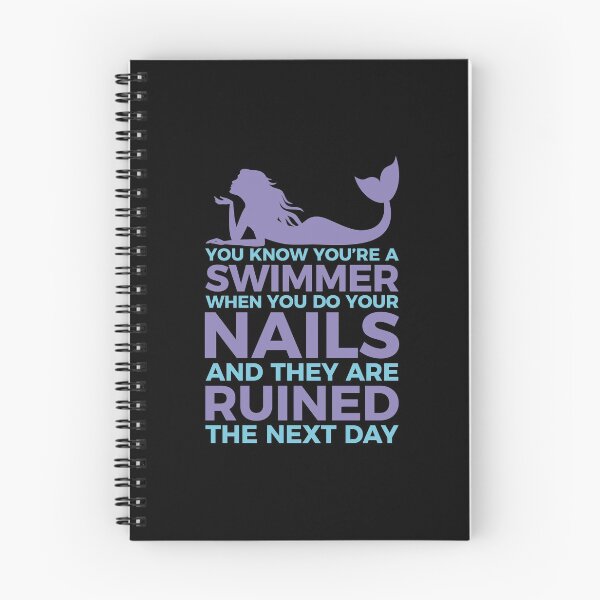 Item preview, Swimmers nails ruined fun design. designed and sold by blive.