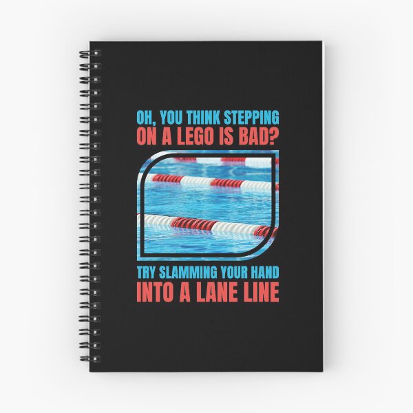 Item preview, Funny swimming lane line design. designed and sold by blive.
