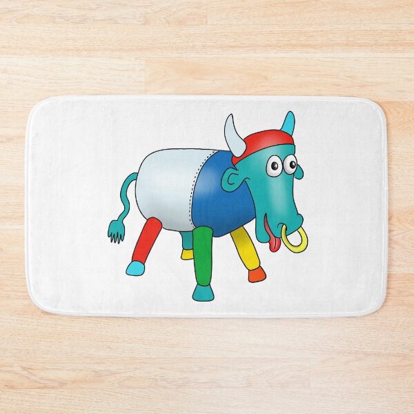 Item preview, Steel Drum Colourful cow. designed and sold by Stus RoadTrips.