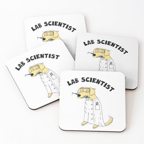Item preview, Lab Labrador Scientist designed and sold by Geek-topia.