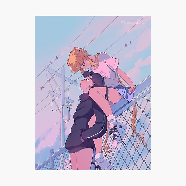 Usagi Tsukino, Seiya Kou Photographic Print