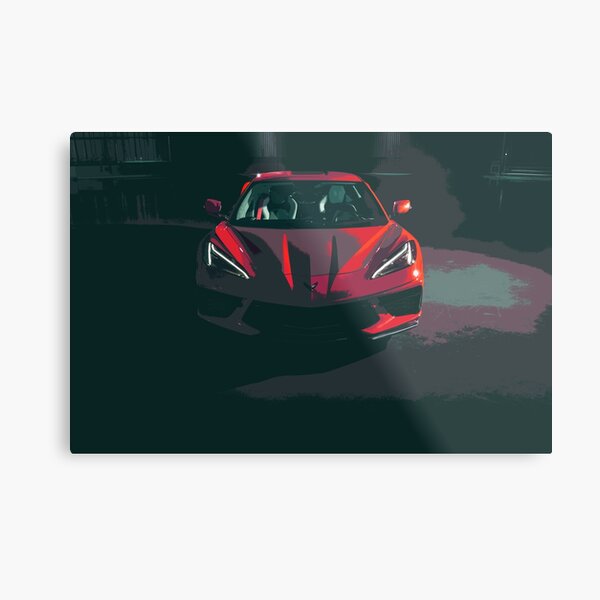 Chevrolet Corvette C8 Metal Print