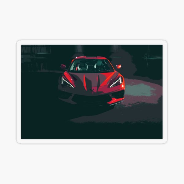 Chevrolet Corvette C8 Transparent Sticker