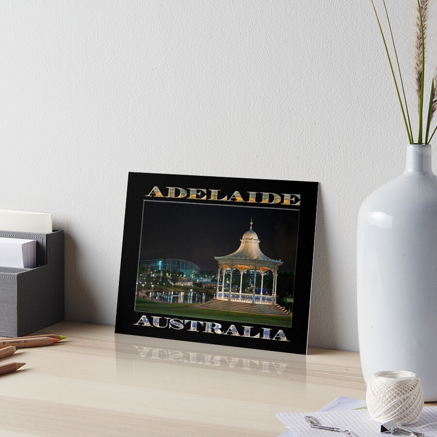 Illuminated Elegance (poster on black) Art Board Print