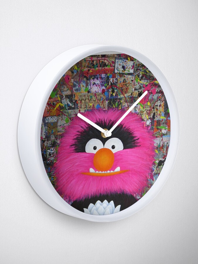 Alternate view of Self Portrait As Muppet Clock