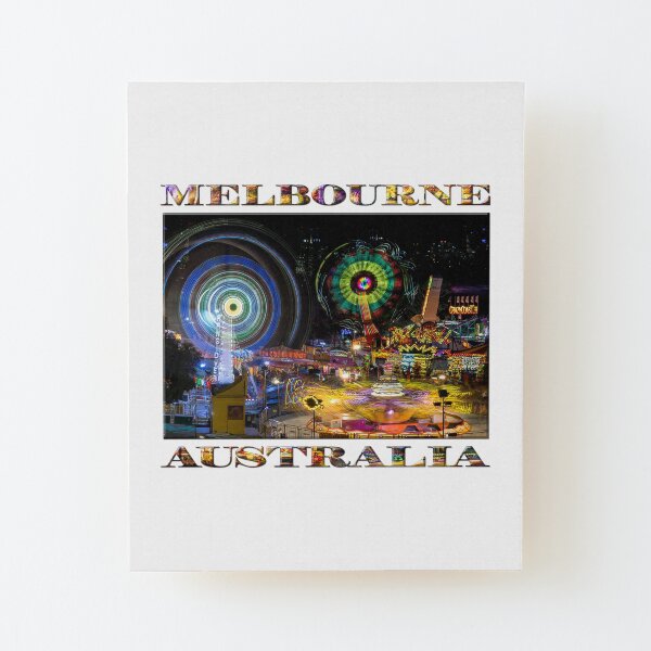 Fairground Attraction (diptych - right side) Wood Mounted Print