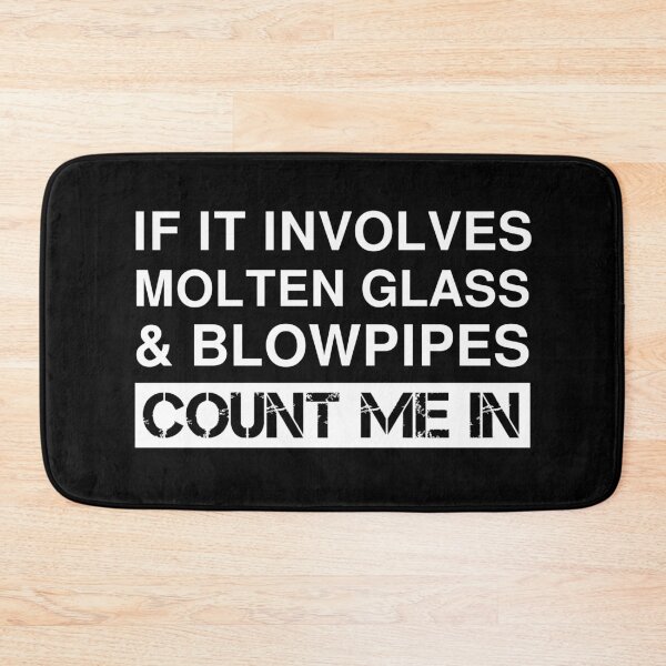 Item preview, Funny Molten Glass And Blowpipes Glassblowing T-Shirt  designed and sold by Creekman Designs.