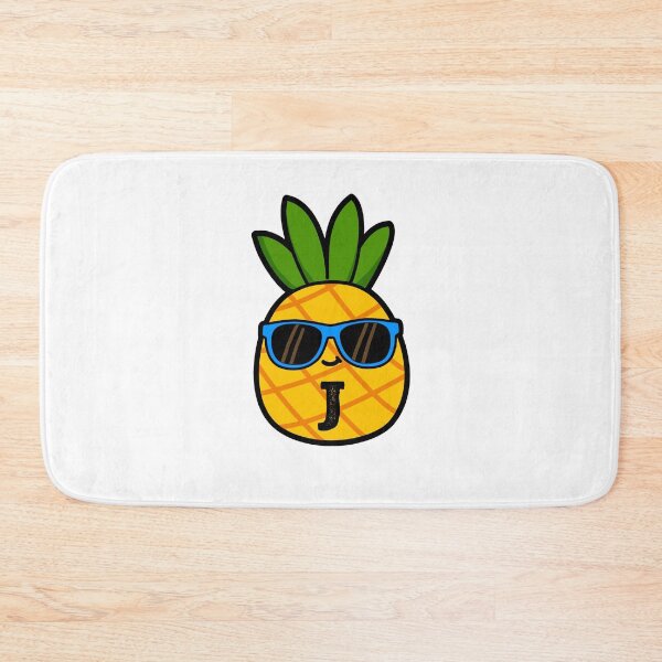 Item preview, Alphabet Letter J Cool Pineapple     designed and sold by kidsmonogram.
